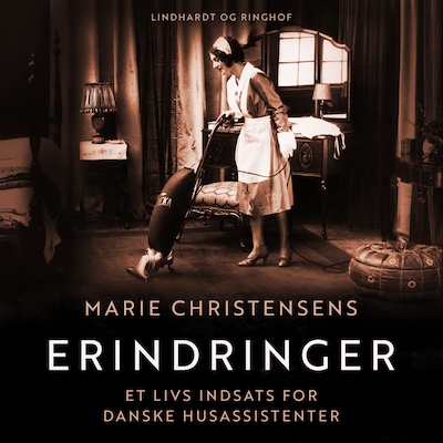 Erindringer. Et livs indsats for danske husassistenter – omslag til lydbogen af Marie Christensen