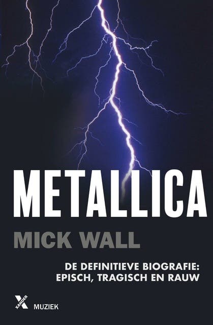 Metallica – omslag van het luisterboek van Mick Wall