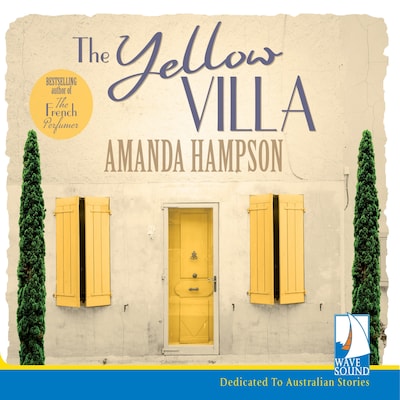 The Yellow Villa – omslag til lydbogen af Amanda Hampson