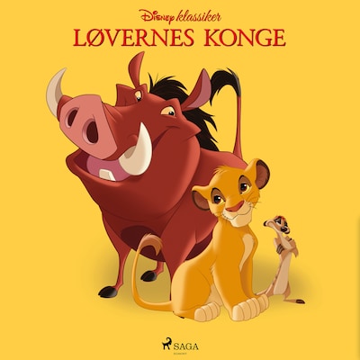 Løvernes Konge – omslag til lydbogen af Disney
