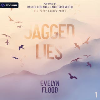 Jagged Lies: All These Broken Parts, Book 1 – omslag till ljudboken av Evelyn Flood