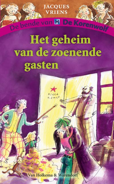 Het geheim van de zoenende gasten – omslag van het luisterboek van Jacques Vriens