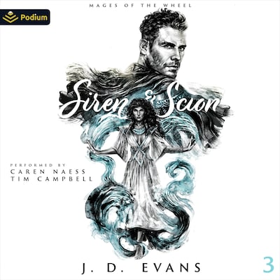 Siren & Scion – omslag til lydbogen af J.D. Evans