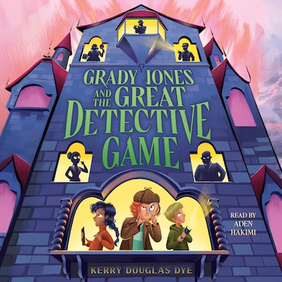 Grady Jones and the Great Detective Game – omslag til lydbogen af Kerry Douglas Dye