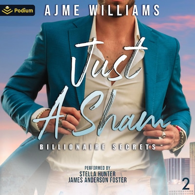 Just a Sham – omslag til lydbogen af Ajme Williams