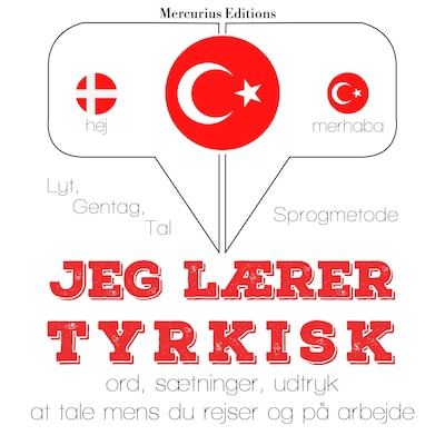 Jeg lærer tyrkisk – omslag til lydbogen af JM Gardner