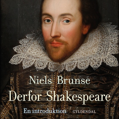 Derfor Shakespeare – omslag til lydbogen af Niels Brunse