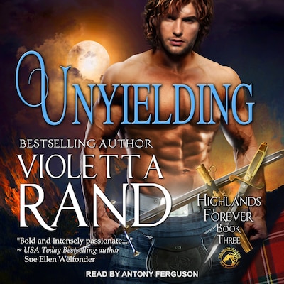 Unyielding – omslag til lydbogen af Violetta Rand