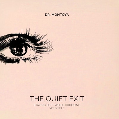 The Quiet Exit – omslag til lydbogen af Montoya Dr.