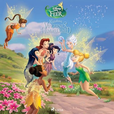 Disney Fairies - Klokkeblomst og vingernes hemmelighed – omslag til lydbogen af Disney