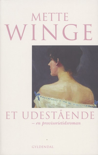 Et udestående – omslag til lydbogen af Mette Winge