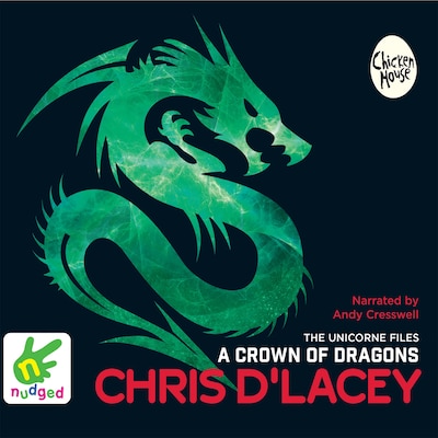 A Crown Of Dragons – omslag til lydbogen af Chris d'Lacey