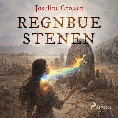Regnbuestenen – omslag til lydbogen af Josefine Ottesen