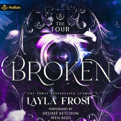 Broken – omslag til lydbogen af Layla Frost