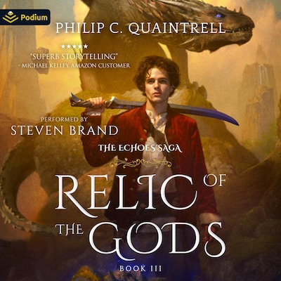 Relic of the Gods – omslag til lydbogen af Philip C. Quaintrell