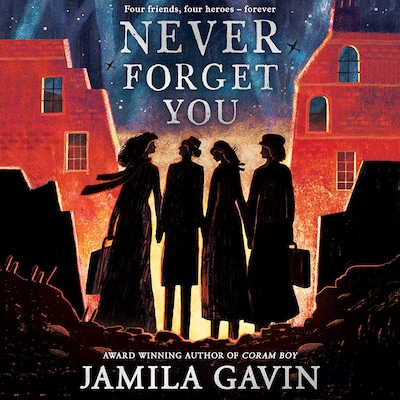 Never Forget You – omslag til lydbogen af Jamila Gavin