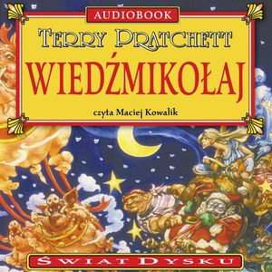 Wiedźmikołaj – okładka audiobooka, autor Terry Pratchett