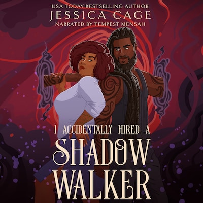 I Accidentally Hired a Shadow Walker – omslag til lydbogen af Jessica Cage