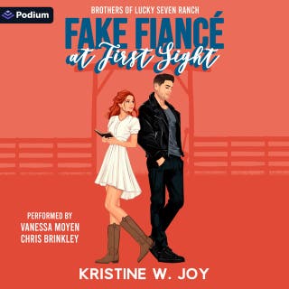 Fake Fiancé at First Sight: A Brothers of Lucky Seven Ranch Standalone – omslag till ljudboken av Kristine W. Joy
