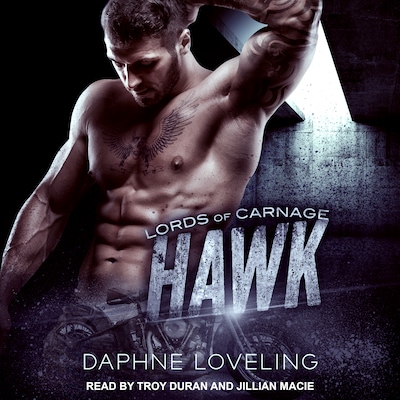 Hawk – omslag til lydbogen af Daphne Loveling