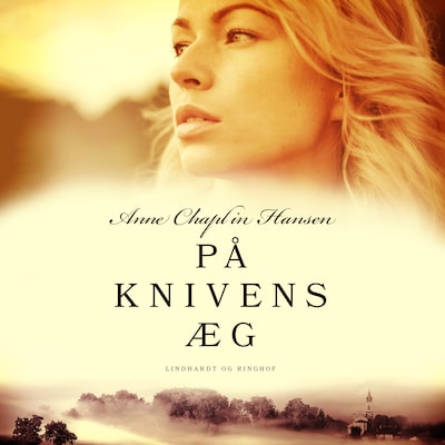 På knivens æg – omslag til lydbogen af Anne Chaplin Hansen