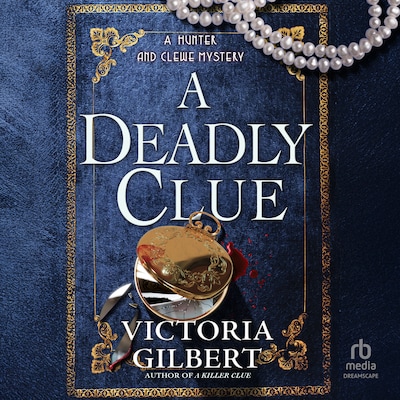 A Deadly Clue – omslag til lydbogen af Victoria Gilbert