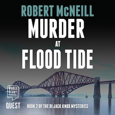 Murder at Flood Tide – omslag til lydbogen af Robert McNeill