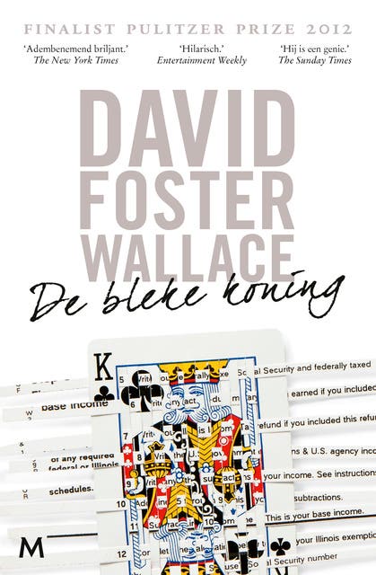 De bleke koning – omslag van het luisterboek van David Foster Wallace