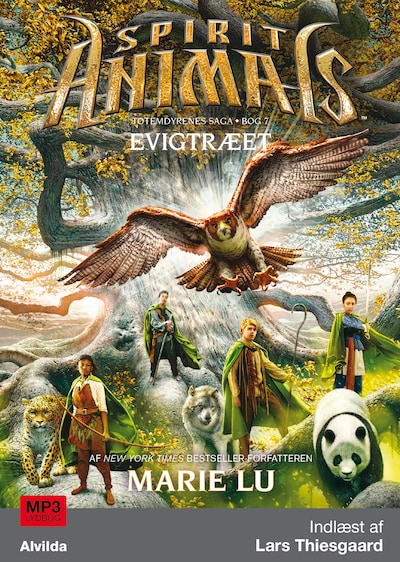 Spirit Animals 7: Evigtræet – omslag til lydbogen af Marie Lu