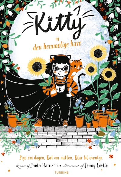 Kitty og den hemmelige have – omslag til lydbogen af Paula Harrison
