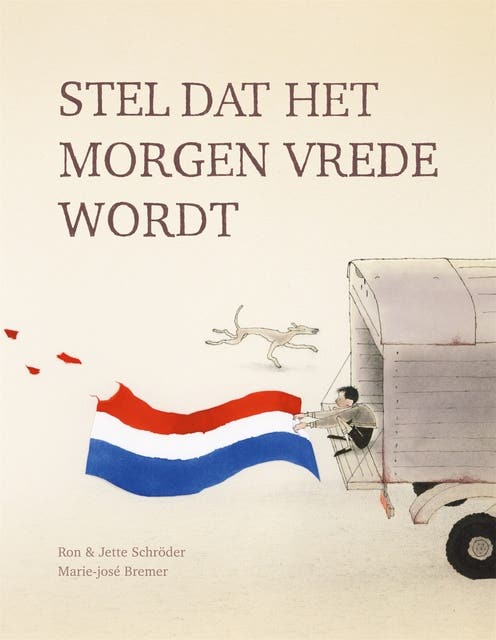 Stel dat het morgen vrede wordt – omslag van het luisterboek van Jette Schröder,Ron Schröder