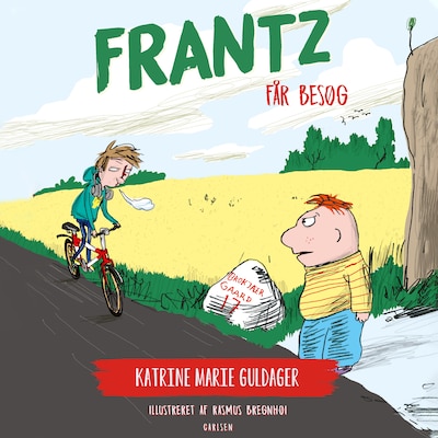 Frantz-bøgerne (2) - Frantz får besøg – omslag til lydbogen af Katrine Marie Guldager
