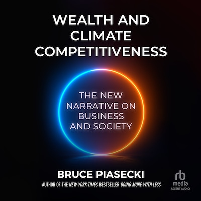 Wealth and Climate Competitiveness – omslag til lydbogen af Bruce Piasecki