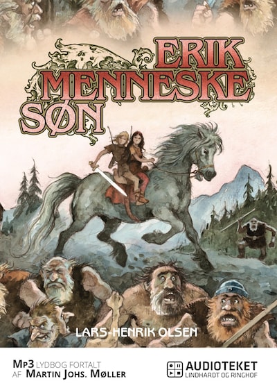 Erik Menneskesøn – omslag til lydbogen af Lars-Henrik Olsen