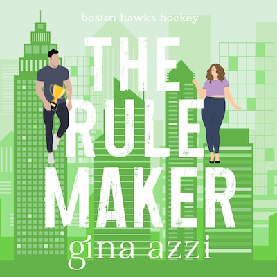 The Rule Maker – omslag till ljudboken av Gina Azzi