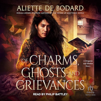 Of Charms, Ghosts and Grievances – omslag til lydbogen af Aliette de Bodard