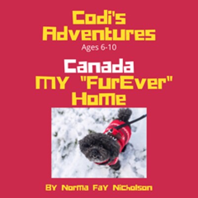 Codi's Adventures – omslag van het luisterboek van Norma Fay Nicholson