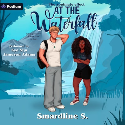 At the Waterfall – omslag til lydbogen af Smardline S.