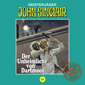 Der Unheimliche von Dartmoor (John Sinclair - Tonstudio Braun 90) – okładka audiobooka, autor Jason Dark