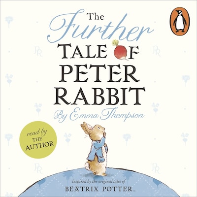 The Further Tale of Peter Rabbit – omslag til lydbogen af Emma Thompson