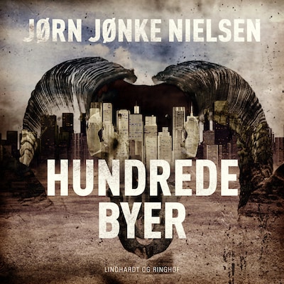 Hundrede byer – omslag til lydbogen af Jørn Jønke Nielsen