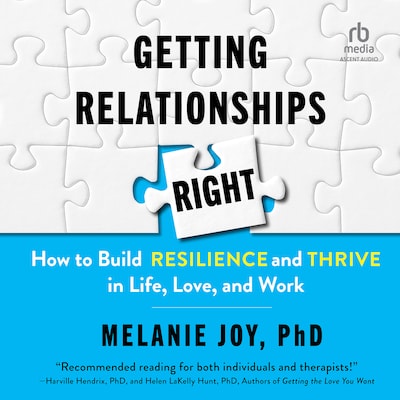 Getting Relationships Right – omslag til lydbogen af Melanie Joy