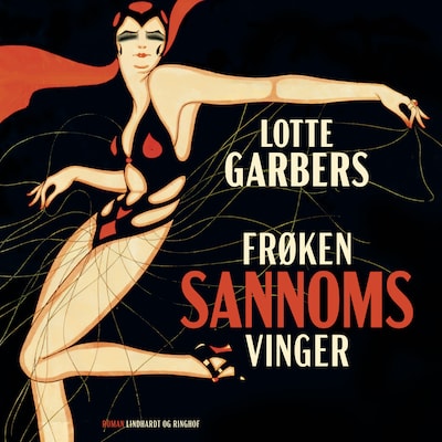 Frøken Sannoms vinger – omslag til lydbogen af Lotte Garbers