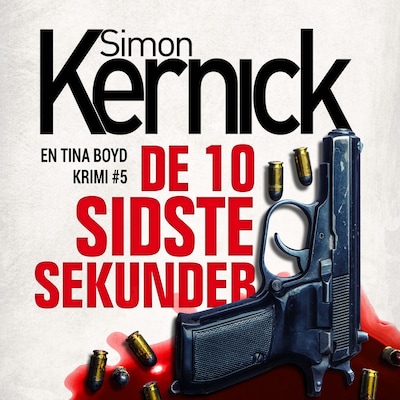 De 10 sidste sekunder – omslag til lydbogen af Simon Kernick
