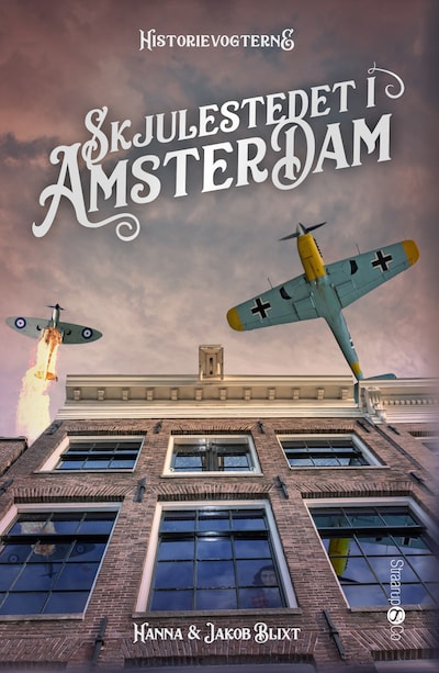 Skjulestedet i Amsterdam – omslag til lydbogen af Hanna og Jakob Blixt