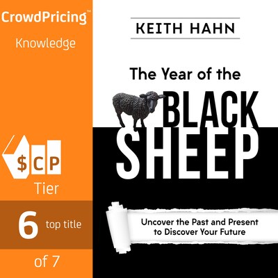 The Year of the Black Sheep – omslag til lydbogen af Keith Hahn