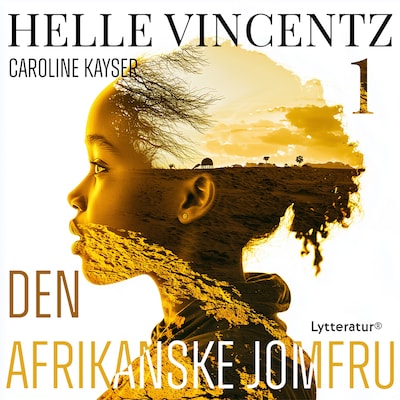 Den afrikanske jomfru – omslag til lydbogen af Helle Vincentz