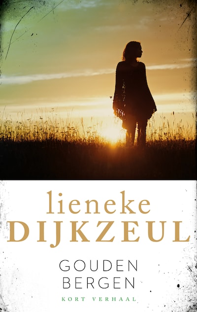 Gouden bergen – omslag van het luisterboek van Lieneke Dijkzeul