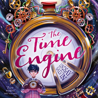 The Time Engine – omslag til lydbogen af Lindsay Galvin
