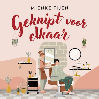 Geknipt voor elkaar – omslag van het luisterboek van Mienke Fijen